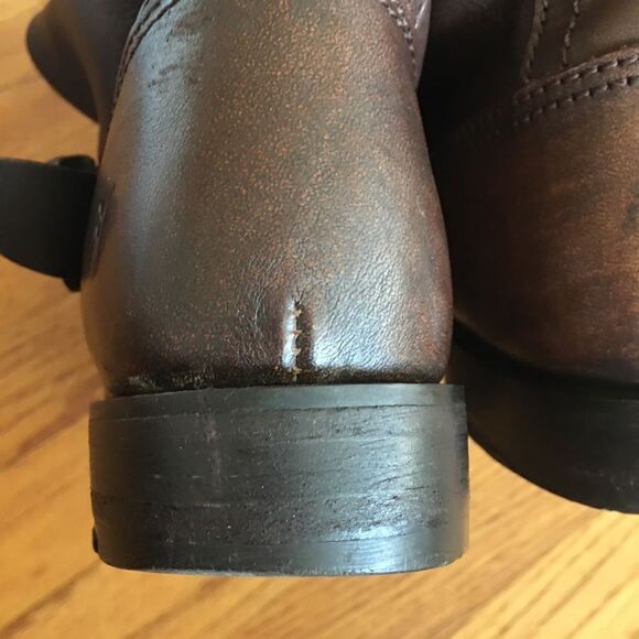 FRYE Veronica Tall Brown Leather Slouch Boots | Size 6.5 - Picture 14 of 15